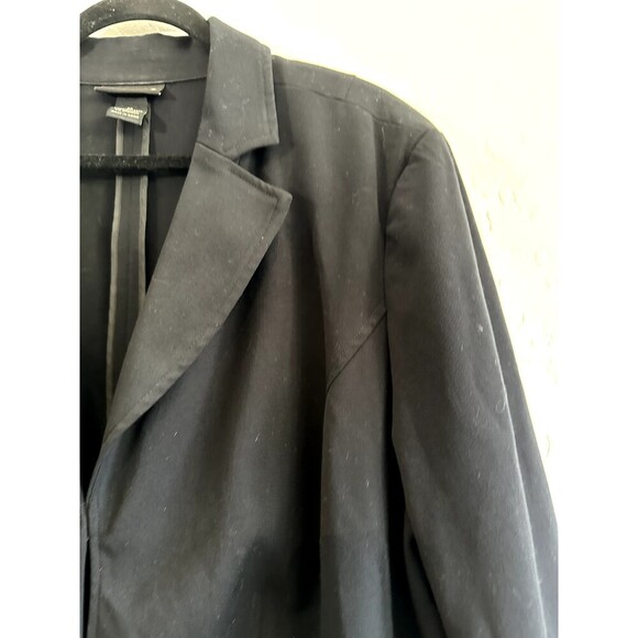 Lane Bryant Black Blazer Woman's Size 22 Stretch Career Workwear Office‎ - Picture 16 of 16